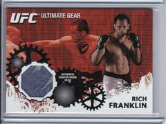 Rich Franklin Ufc Cards 2010 Topps UFC Ultimate Gear Relic Prices