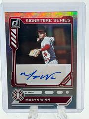 Masyn Winn #SS-MW Baseball Cards 2023 Panini Donruss Signature Series Prices