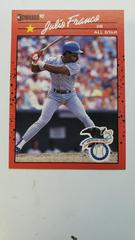 Julio Franco [All Star Game Performance / no trademark]] #701 Baseball Cards 1990 Donruss Prices