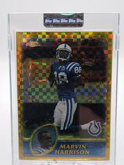 Marvin Harrison [Gold Xfractor] #160 Football Cards 2003 Topps Chrome Prices
