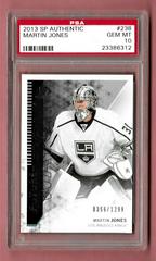 Martin Jones Hockey Cards 2013 SP Authentic Prices