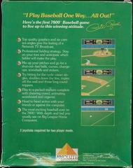Pete Rose Baseball - Back | Pete Rose Baseball Atari 7800