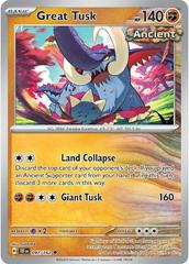 Great Tusk #97 Pokemon Temporal Forces Prices