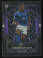 Moise Kean [Purple] Soccer Cards 2019 Panini Obsidian Prices