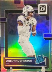 Quentin Johnston [Holo] #10 Football Cards 2023 Panini Chronicles Draft Picks Donruss Optic Rated Rookie Prices