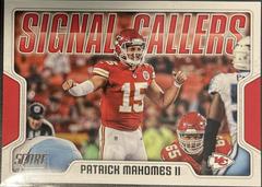 Patrick Mahomes II #16 Football Cards 2018 Score Signal Callers Prices