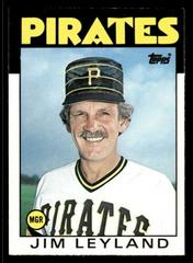 Jim Leyland Baseball Cards 1986 Topps Traded Prices