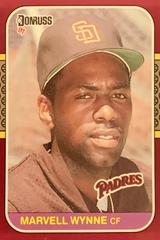 Marvell Wynne #144 Baseball Cards 1987 Donruss Opening Day Prices