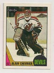 Alain Chevrier #58 Hockey Cards 1987 O-Pee-Chee Prices