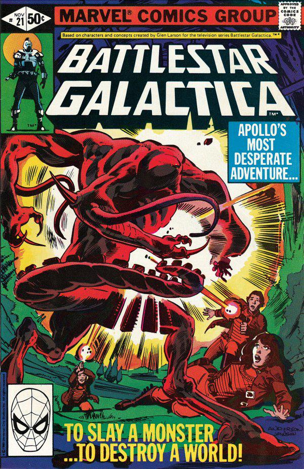 Battlestar Galactica [Direct Market] #21 (1980) Comic Books Battlestar Galactica