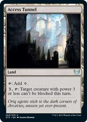 Access Tunnel [Foil] Magic Strixhaven School of Mages Prices