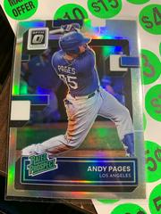 Andy Pages [Holo] #RP-10 Baseball Cards 2022 Panini Donruss Optic Rated Prospects Prices