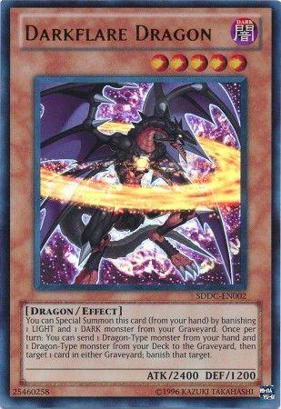 Darkflare Dragon SDDC-EN002 YuGiOh Structure Deck: Dragons Collide