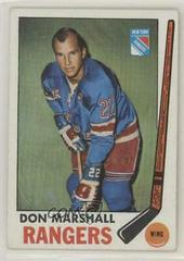 Don Marshall Hockey Cards 1969 Topps Prices
