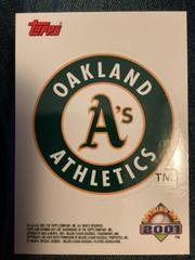 Oakland Athletics Baseball Cards 2001 Topps Opening Day Team Logo Stickers Prices
