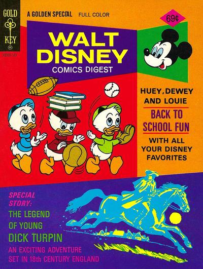 Walt Disney Comics Digest #55 (1975) Comic Books Walt Disney Comics Digest