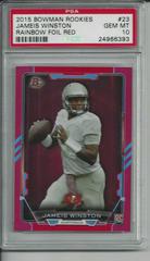 Jameis Winston [Rainbow Foil Red] #23 Football Cards 2015 Bowman Rookies Prices