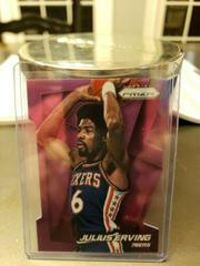 Julius Erving [Purple Die Cut Prizm] #163 Basketball Cards 2014 Panini Prizm Prices