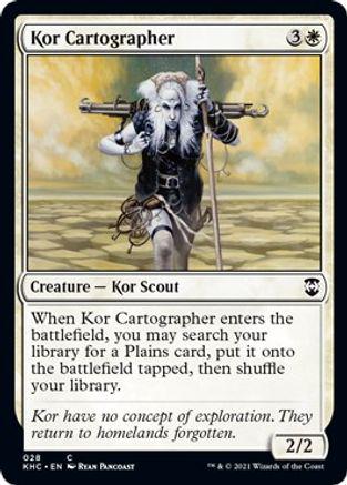 Kor Cartographer Magic Kaldheim Commander