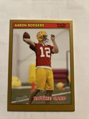 Aaron Rodgers [Gold] #190 Football Cards 2005 Bazooka Prices
