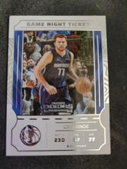 Luka Doncic #24 Basketball Cards 2022 Panini Contenders Game Night Ticket Prices