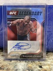 Rashad Evans Ufc Cards 2022 Panini Prizm UFC Legendary Signatures Prices