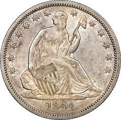 1844 O Coins Seated Liberty Half Dollar Prices