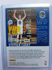 Back | Stephen Curry Basketball Cards 2020 Panini Hoops SLAM