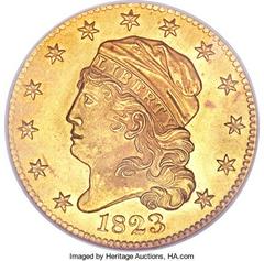 1823 [BD-1] Coins Capped Bust Half Eagle Prices