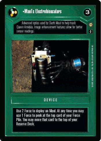 Maul's Electrobinoculars [Limited] Star Wars CCG Tatooine