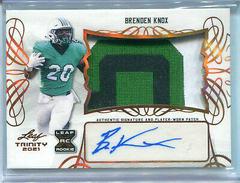 Brenden Knox Football Cards 2021 Leaf Trinity Patch Autographs Prices