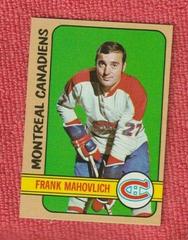 Frank Mahovlich #140 Hockey Cards 1972 Topps Prices