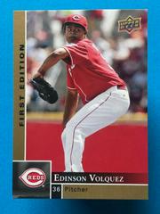 Edinson Volquez Baseball Cards 2009 Upper Deck First Edition Prices