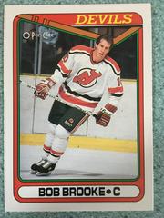 Bob Brooke #105 Hockey Cards 1990 O-Pee-Chee Prices