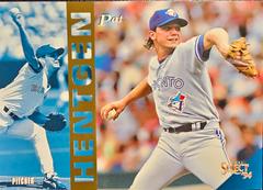 Pat Hentgen #48 Baseball Cards 1994 Select Prices