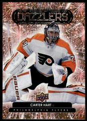 Carter Hart [Pink] Hockey Cards 2022 Upper Deck Dazzlers Prices