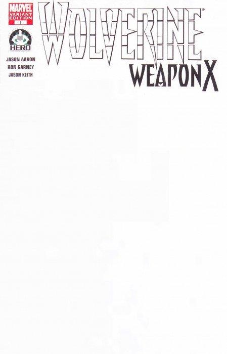 Wolverine Weapon X [Blank] #1 (2009) Comic Books Wolverine Weapon X