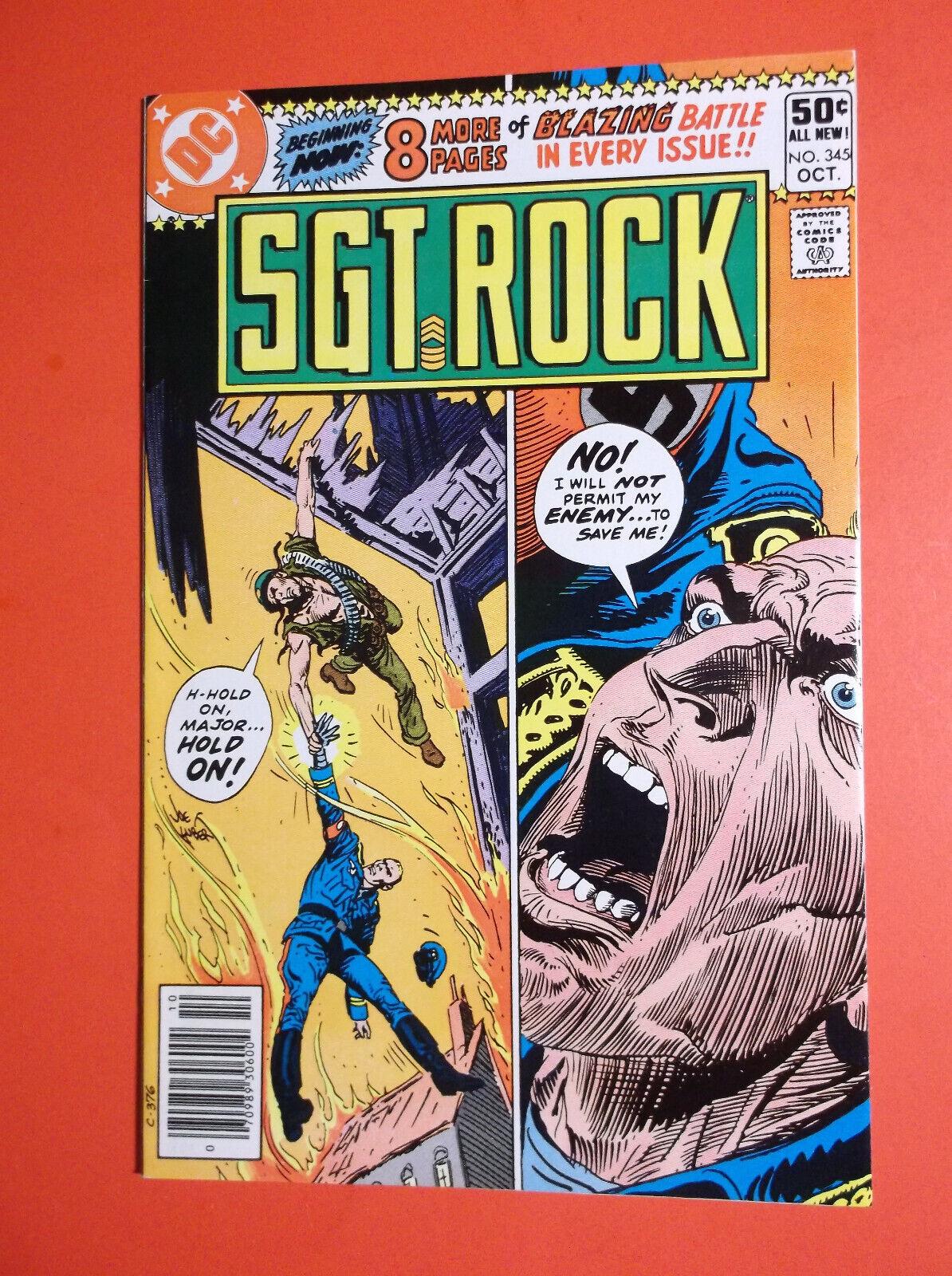 Sgt. Rock [Newsstand] #345 (1980) Comic Books Sgt. Rock