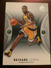 Rashard Lewis #80 Basketball Cards 2006 SP Authentic Prices