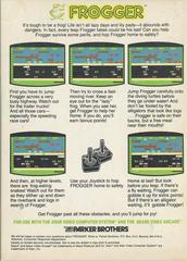 Back Cover | Frogger Atari 2600