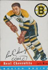 Real Chevrefils #6 Hockey Cards 1954 Topps Prices