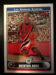 Quinton Ross #144 Basketball Cards 2006 Topps Prices