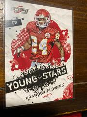 Brandon Flowers [young stars] #3 Football Cards 2009 Panini Score Prices