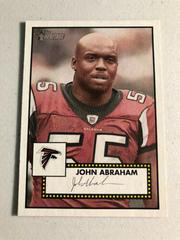 John Abraham [Black Back] #16 Football Cards 2006 Topps Heritage Prices