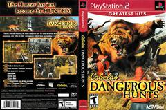 Artwork - Back, Front | Cabela's Dangerous Hunts [Greatest Hits] Playstation 2