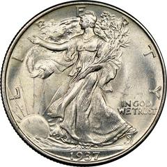 1937 Coins Walking Liberty Half Dollar Prices