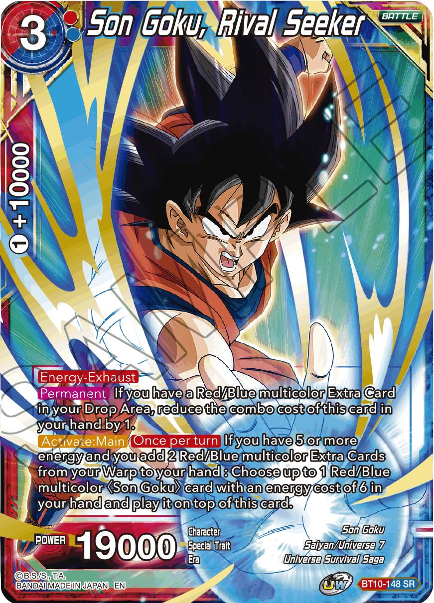 Son Goku, Rival Seeker BT10-148 Dragon Ball Super Rise of the Unison Warrior