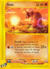 Onix #98 Pokemon Aquapolis Prices