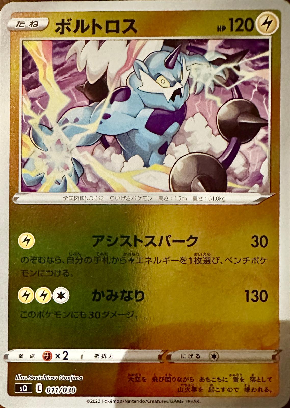 Thundurus #11 Pokemon Japanese Charizard Rayquaza