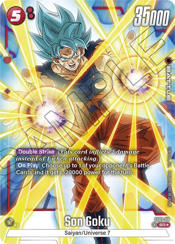 Son Goku - FS01-08 [Bonus Pack Alternate Art Holo] FS01-08 Dragon Ball Fusion World Starter Deck: Son Goku